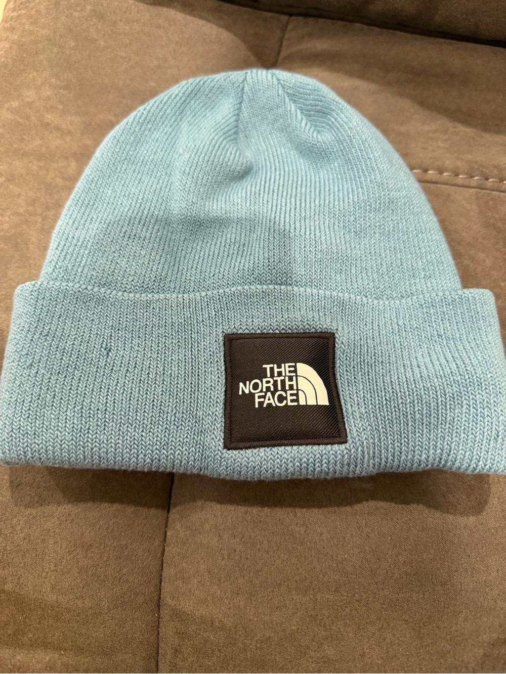 The North Face Men’s Sky Blue Logo Cuffed Beanie
